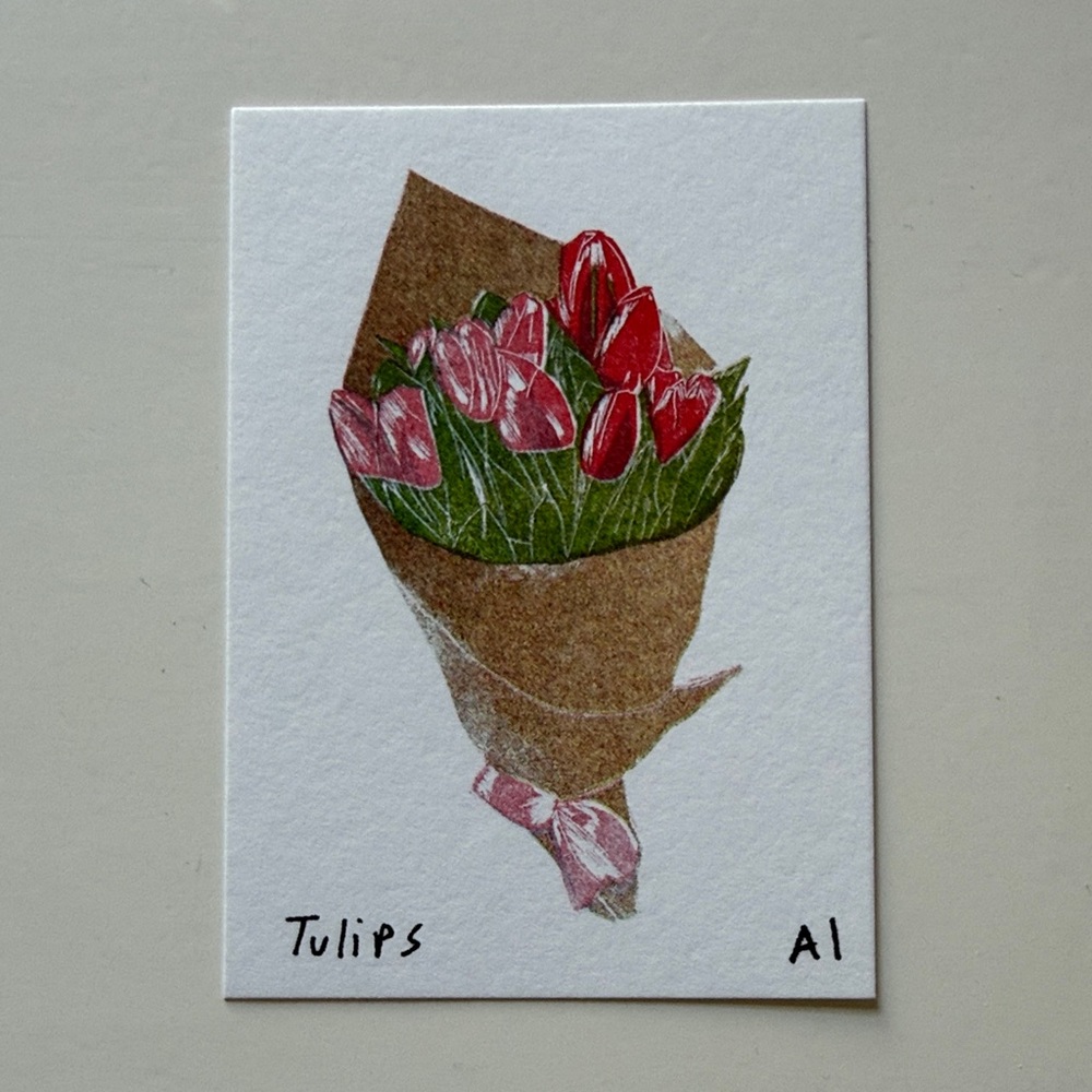 Ana Inciardi Mini Print, Tulips